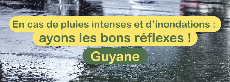 Pluies intenses et inondations en Guyane